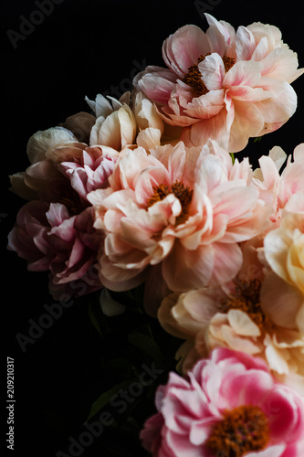 Bouquet of peonies.