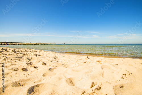Fototapeta Naklejka Na Ścianę i Meble -  lonesome beach of the Baltic Sea