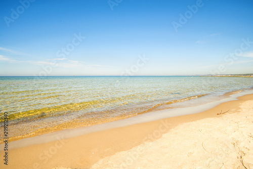 lonesome beach of the Baltic Sea