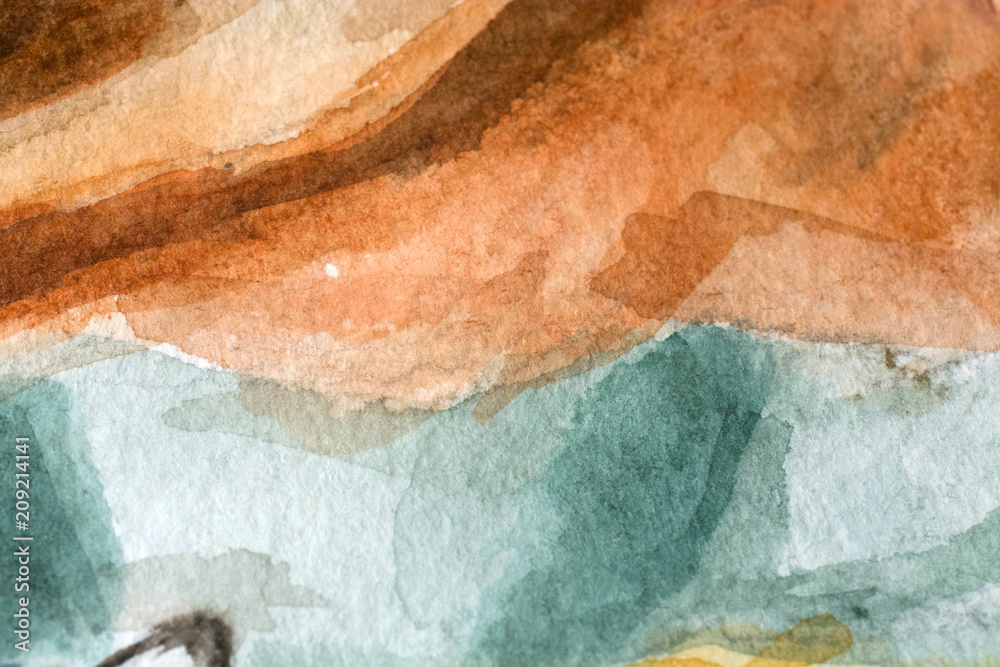 warm brown watercolor background