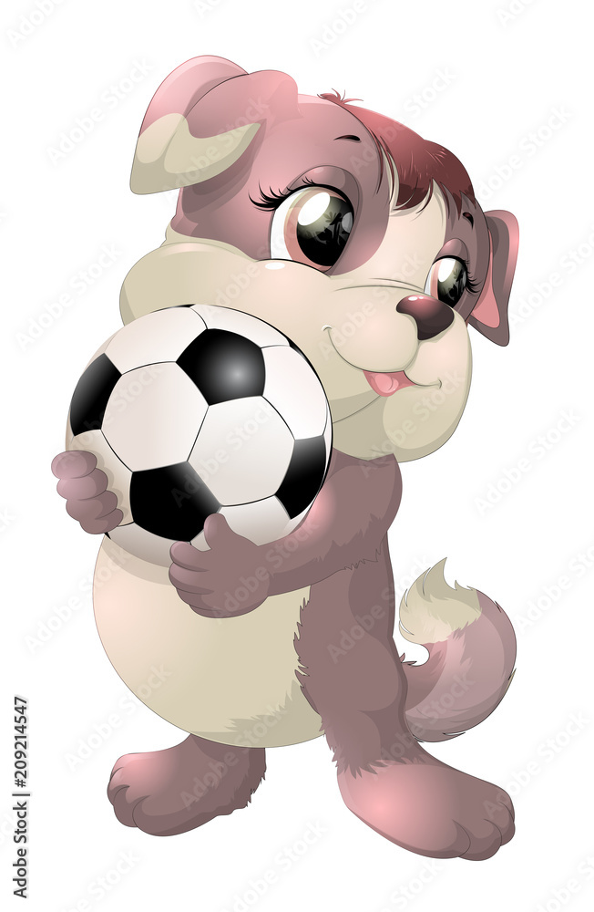 Fototapeta premium beautiful cute dog