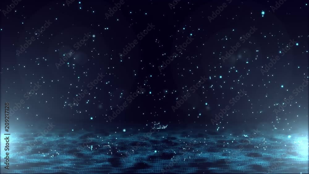 Abstract Bouncing Particles Background/
Animation of an elegant abstract complex particles background bouncing