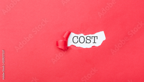 Hidden cost revealed from ripped piece of paper