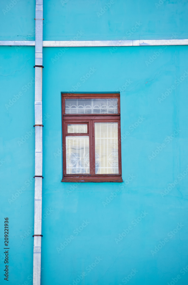 Fototapeta premium Decaying facade of building