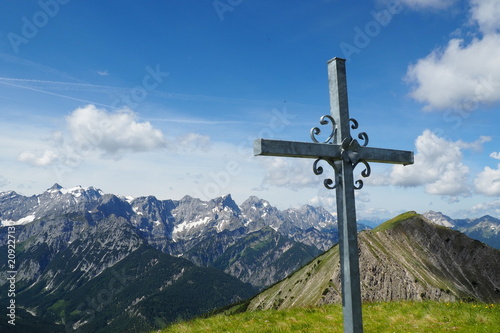 Gipfeltout Fleischbank, Karwendelgebirge, Eng Austria photo