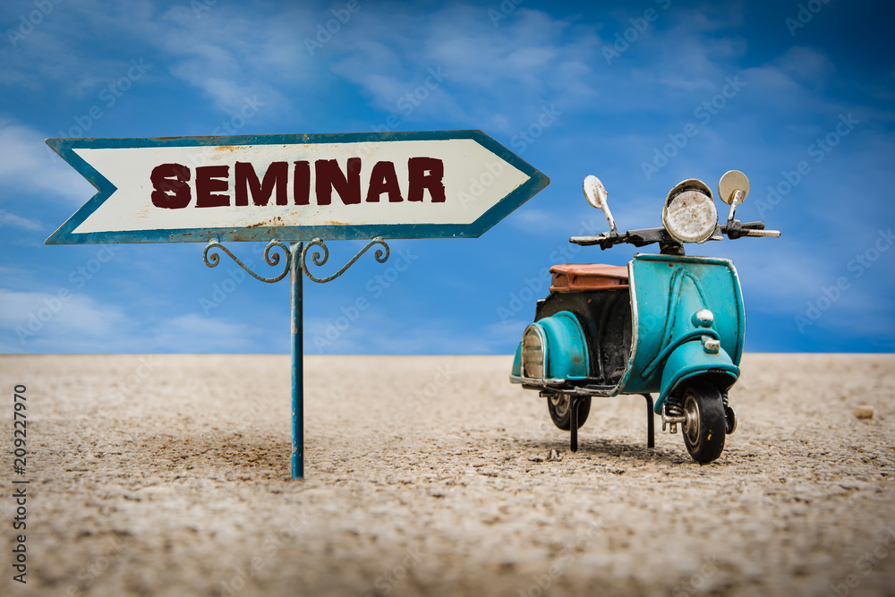 Obraz premium Schild 305 - Seminar