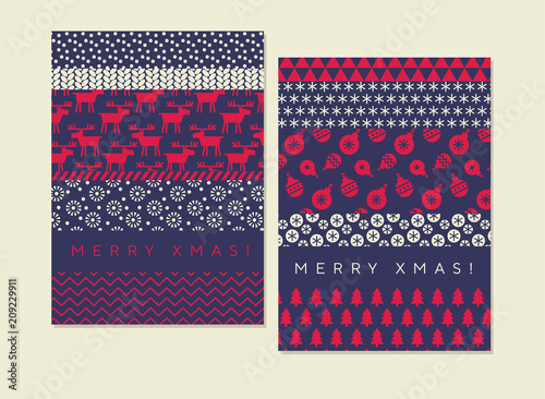 Classic xmas simple pattern...