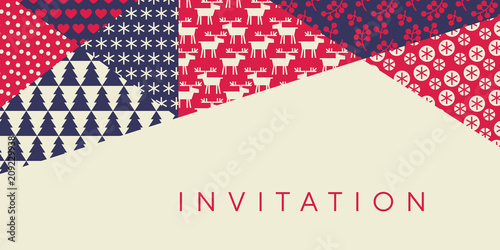 Classic xmas simple pattern...