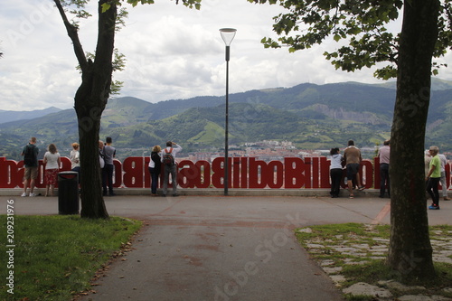 Parque urbano a las afueras de Bilbao