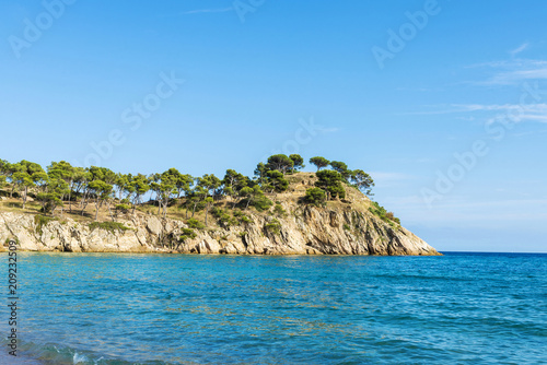 Castell beach, Palamos, Costa Brava, Girona, Catalonia, Spain