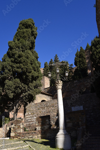 The Alcazaba is a palatial fortification in Malaga, Spain. It was built by the Moorish Hammudid dynasty in the early 11th century.
 photo