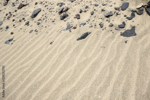 Texture of sliding sand