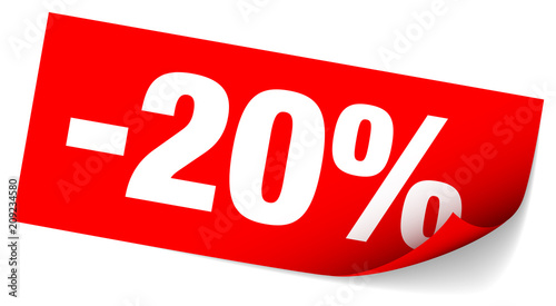 Sticker Tag "Sale" -20%