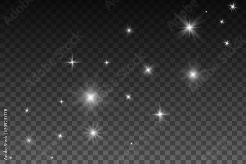 Wallpaper Mural Glowing lights effect, flare, explosion and stars Torontodigital.ca