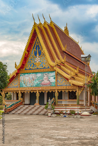 Buddhist temple called Wat Sayamungkhun in Savannakhet, Laos