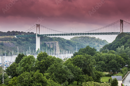 Fototapeta Most wiszący w Bretanii