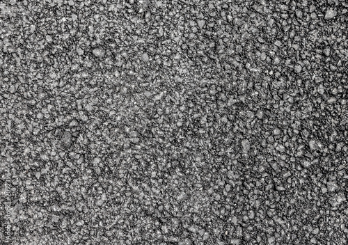 Dark asphalt surface, texture background.