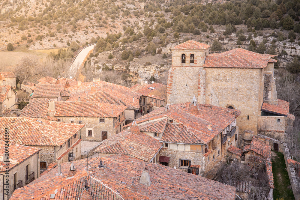 Medieval village of Calatanazor in Soria Spain