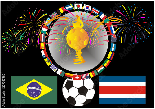 SOCCER-Fußball 2018 E - Brasilien-Costa Rica