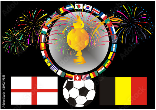 SOCCER-Fußball 2018 G - England-Belgien