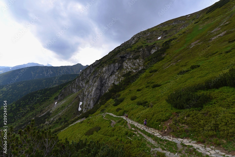 on the way to Giewont on the way to Giewont