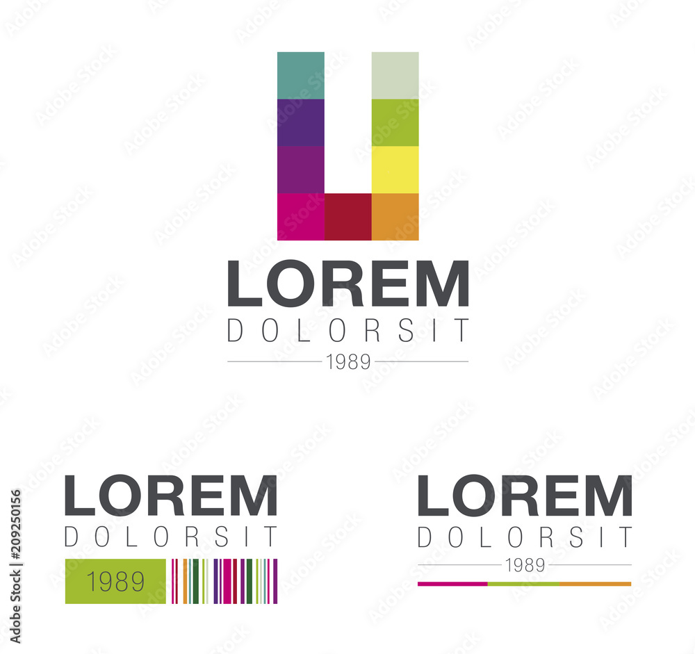 logos of colors and shapes logos of colors and shapes