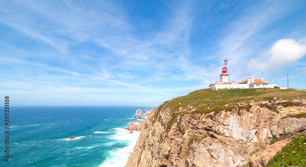 Light house at Cape Roca, Sintra, Portugal