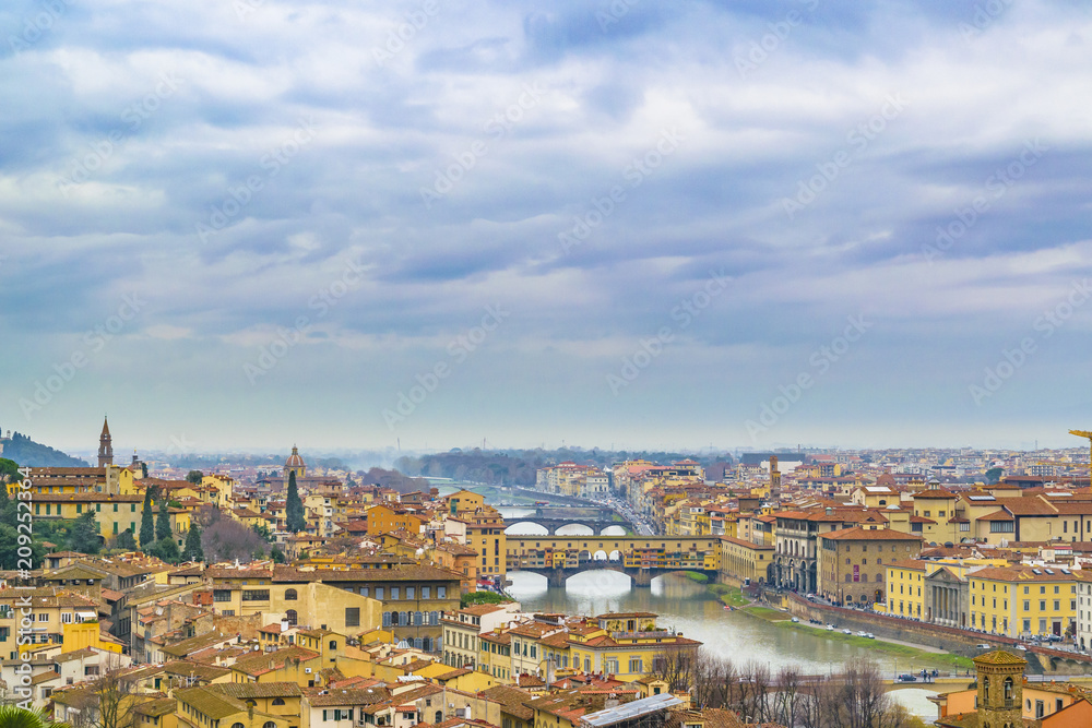 Aerial View Florence, Italy