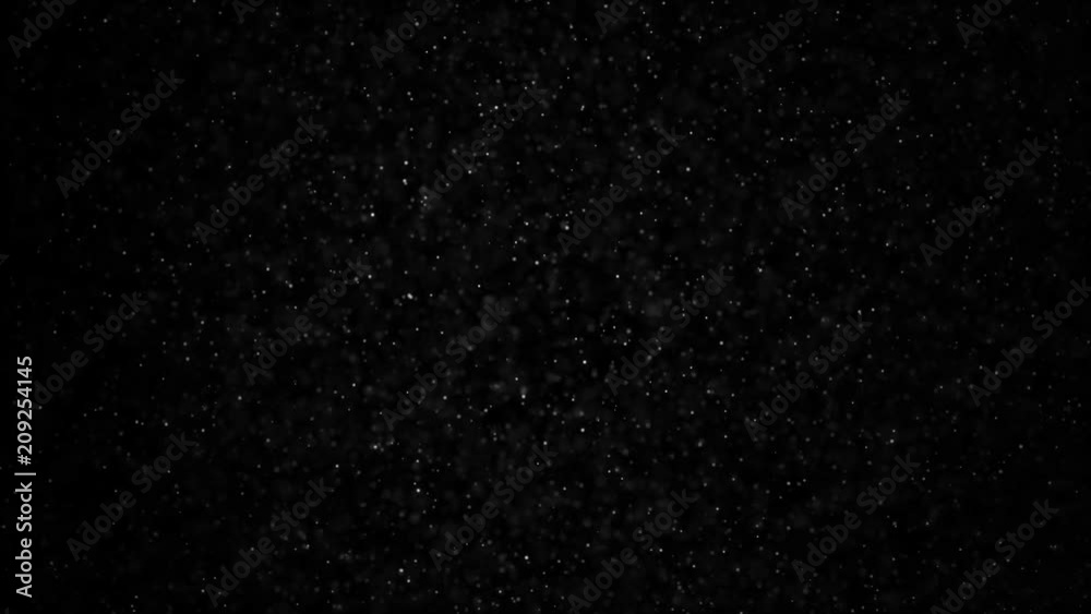 Flickering Particles, random motion of particles.On beatiful relaxing Background. Glittering Particles With Bokeh