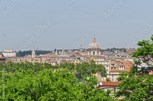 Roma dal Gianicolo in  S. Pietro in Montorio © lamio