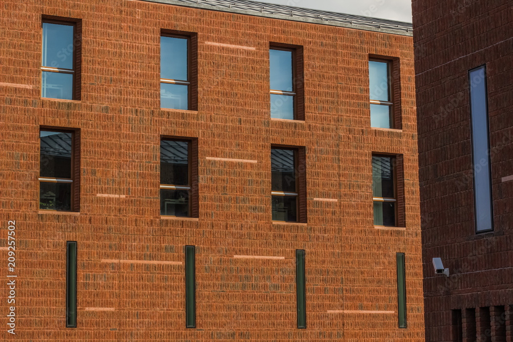 Obraz premium red brick building walls