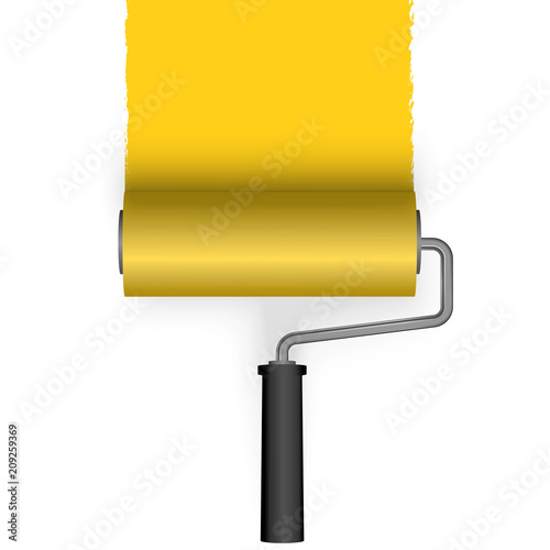paint roller with marking