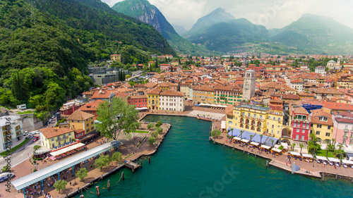 Blick über die Altstadt von Riva del Garda, Reiff, Gardasee Italien