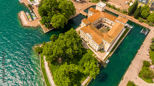 Rocca di Riva Wasserburg in Italien am Gardasee