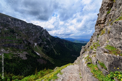 in a mountain walkway © blackmilan