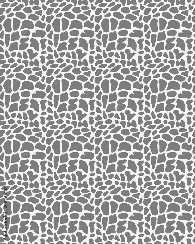 Obraz premium Seamless giraffe pattern in black and white