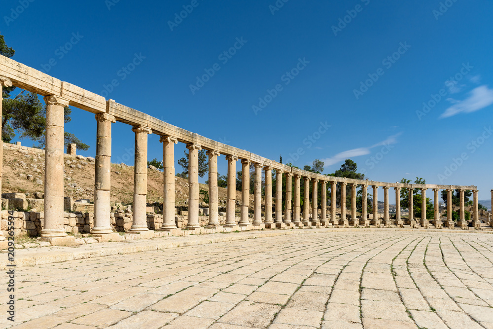 Fototapeta premium Giordania antiche rovine di Jerash