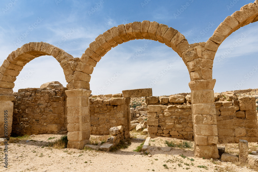 Giordania, antiche rovine di Umm Ar Rasas