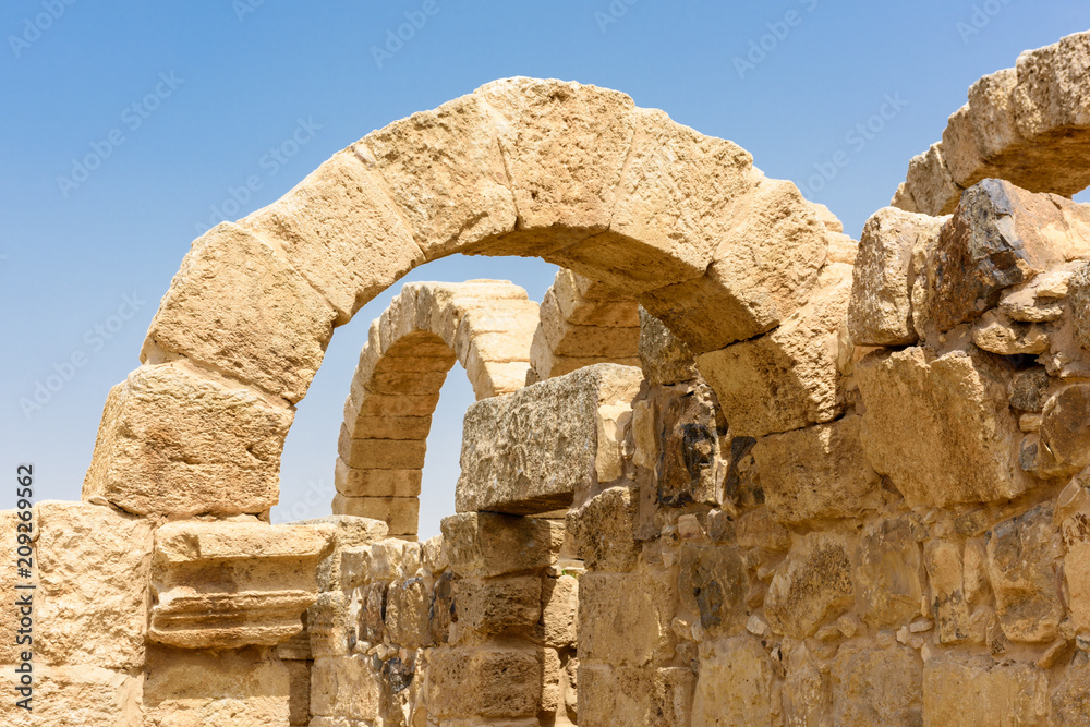 Giordania, antiche rovine di Umm Ar Rasas