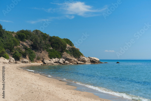 Beautiful beach at Chalkidiki peninsula, Greece © Y. Papadimitriou