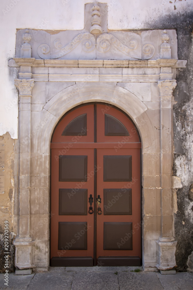 Large church doors