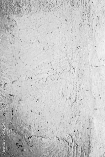 Whitewash painted old wall with scratches texture background.