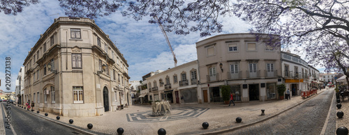Tourist downtown area of Faro city