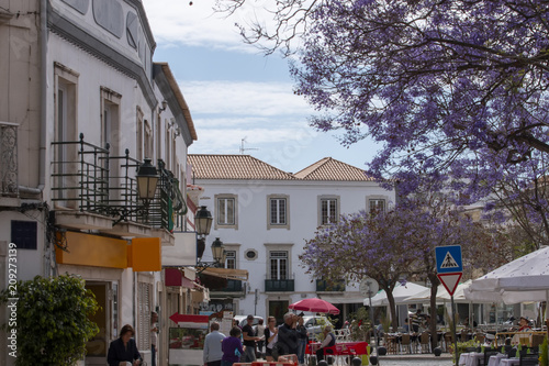 Tourist downtown area of Faro city
