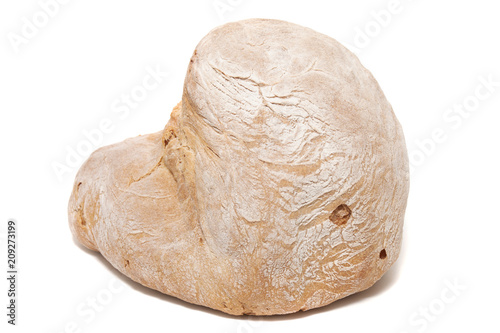 Traditional large loaf of bread