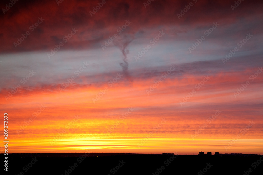 Fototapeta premium The beatiful sunset