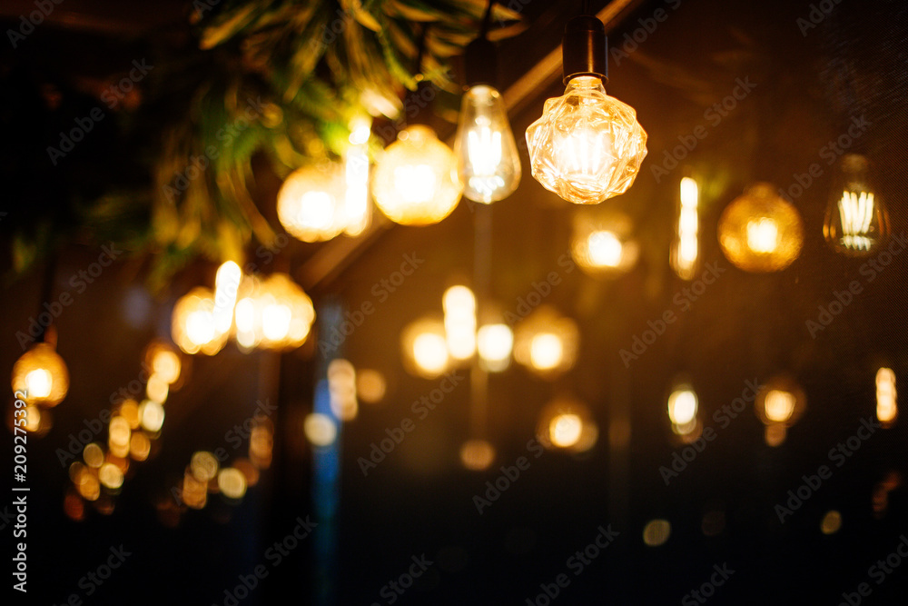 Incandescent light bulb.