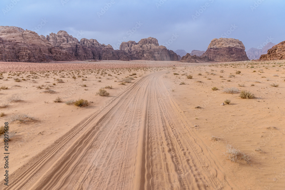 Giordania, deserto di Wadi Rum Giordania, deserto di Wadi Rum