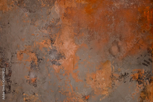 Rusty metal surface, forming an effective abstract pattern