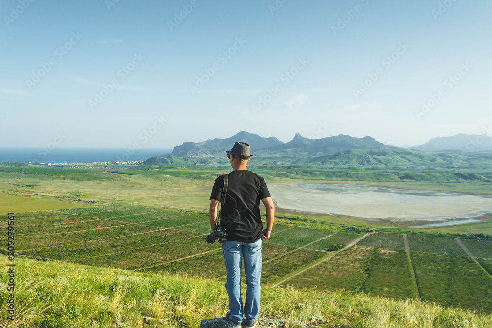 Man in the nature